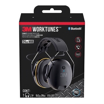 3M WorkTunes Connect Wireless Hearing Protector With Bluetooth