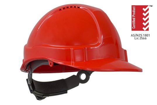 Tuff-Nut Ratchet Helmet Red
