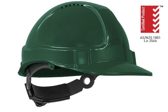 Tuff-Nut Ratchet Helmet Green