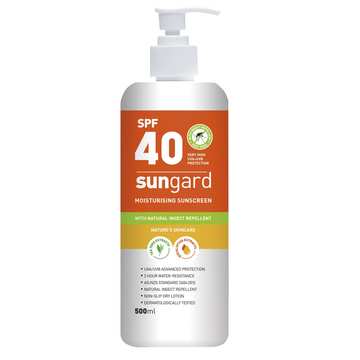 SunGard SPF 40 Sunscreen with natural insect repellent 500ml