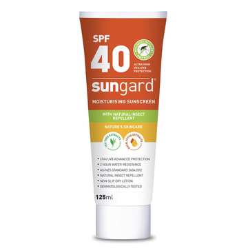 SunGard SPF 40 Sunscreen with natural insect repellent 125ml