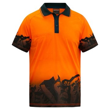 Polo Day Only Polyester Orange