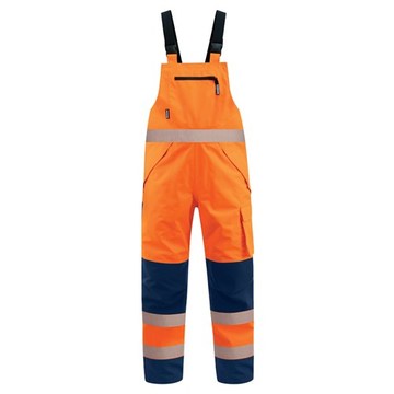 Bib Trouser Extreme Orange Navy