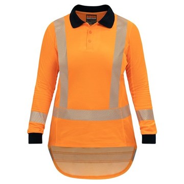 Polo TTMC-W17 Quick Dry Cotton Backed Orange