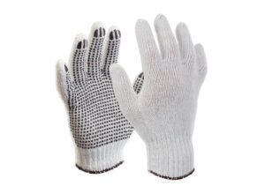 Esko Knitted Polycotton Glove With Dots