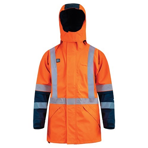 Jacket ARCGUARD Rainwear Inheratex 29CAL Day Night Orange Navy