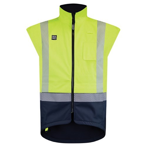 Vest ARCGUARD Rainwear Inheratex 29CAL Day Night Yellow Navy