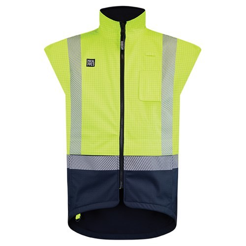 Vest ARCGUARD Rainwear Inheratex 29CAL Day Night Yellow Navy