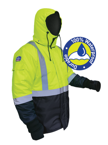 IceKing Yellow Navy Waterproof Jacket