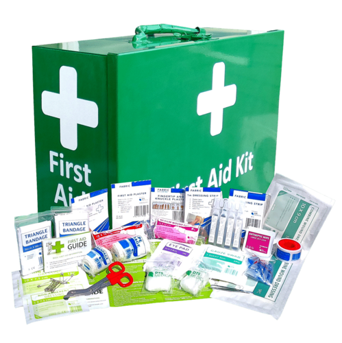First Aid Kit 1-25 Person Landscape Metal Box
