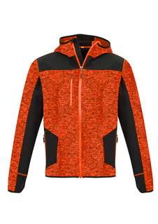 Unisex Streetworx Reinforced Knit Hoodie Fluoro Orange