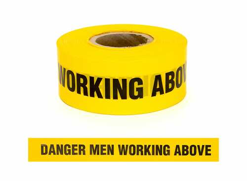 Esko PE Barrier Danger Men Working Above Tape
