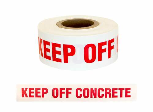 Esko PE Barrier Warning Tape Keep Off Concrete