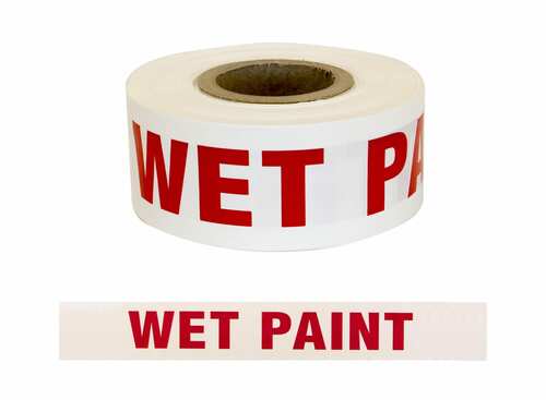 Esko PE Barrier Warning Tape Wet Paint