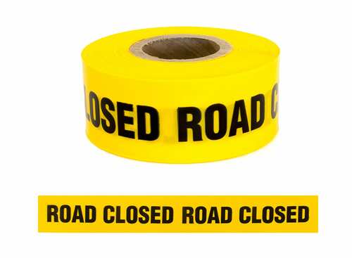 Esko PE Barrier Warning Tape Road Closed