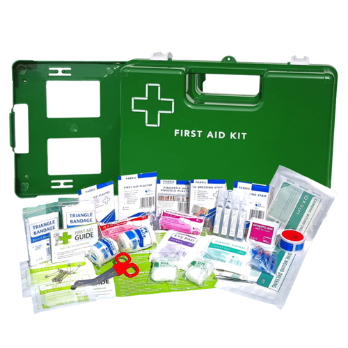 Office 1-50 Person First Aid Kit (Wall Mountable Clip On/Off Box)