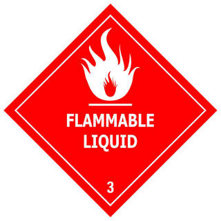 Danger Flammable Liquid ACM Sign