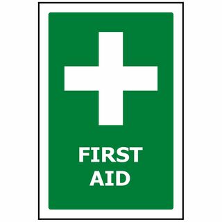 First Aid ACM Sign 340x240