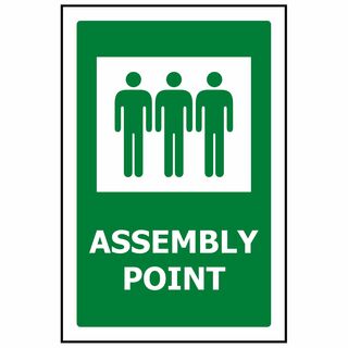 Assembly Point ACM Sign 340x240
