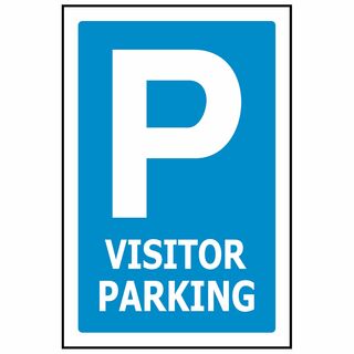 Visitor Parking ACM Sign