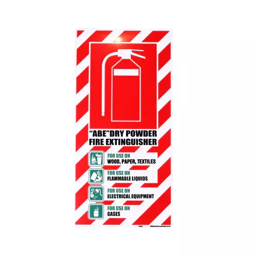 ABE Dry Powder Extinguisher Sign