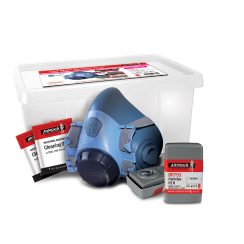 Armour Half Face Mask P2 Particulate Cartridge Respirator Kit