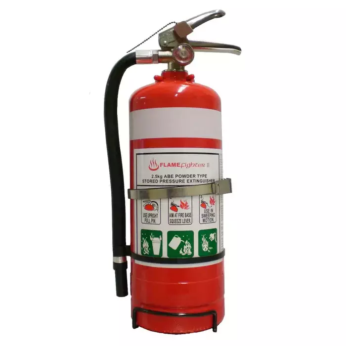 Fire Extinguisher ABE Dry Powder 2.5KG (Rating 3A:40B:E)
