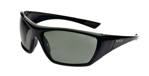 Bolle Hustler Polarised Safety Glasses Grey Green