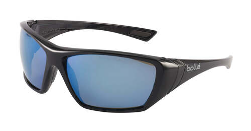 Bolle Hustler Polarised Safety Glasses Blue Flash