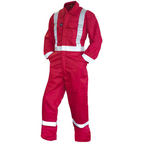 240gsm 11cal FR D/N Red Overalls