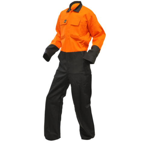 320gsm 12cal FR DO Orange/Navy Overalls