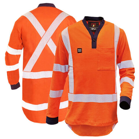 240gsm 12CAL FR TTMC D/N Orange Cotton Polo