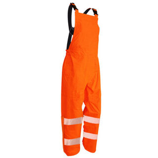 Essential FR D/N PU Coated Orange Bib Trousers