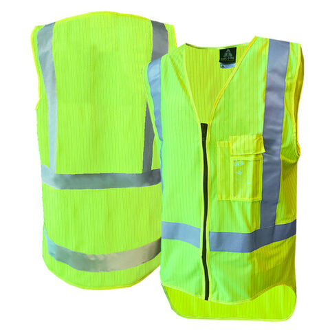 FR D/N Zipped Yellow Vest