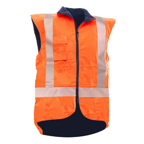 TTMC D/N Essentials FR/Anti Static Reversible Orange/Navy Vest