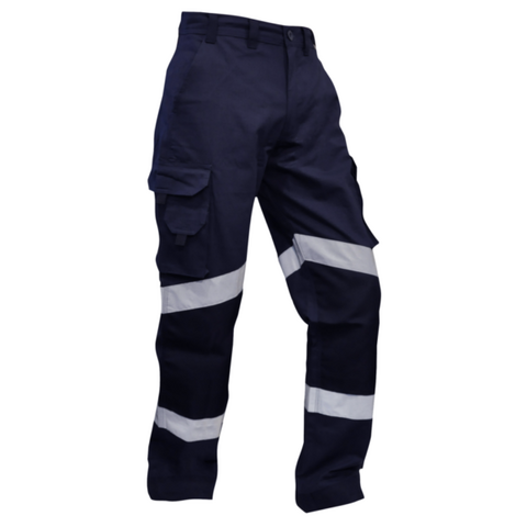 220gms RIPSTOP Cotton Navy Pants with Tape