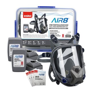 Esko AIR8 Full Face Particulate P2/P3R Clipbox Kit