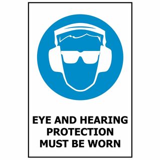 Hearing & Eye Protection 340x240mm