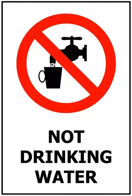Not Drinking Water ACM Sign
