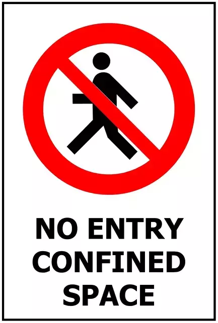No Entry Confined Space ACM Sign