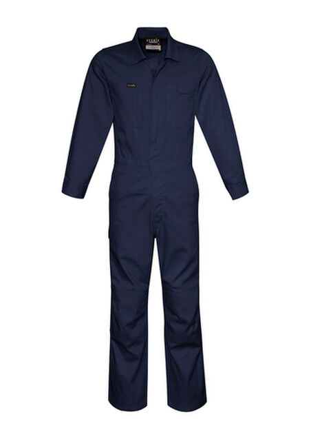 Men Lightweight Cotton Drill Overall Navy