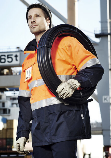 Men Hi Vis Ultra lite Waterproof Jacket