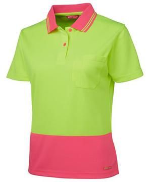 Ladies Hi Vis S/S Comfort Polo