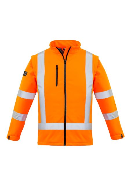 Women Hi Vis NSW Rail X Back 2 In 1 Softshell Jacket