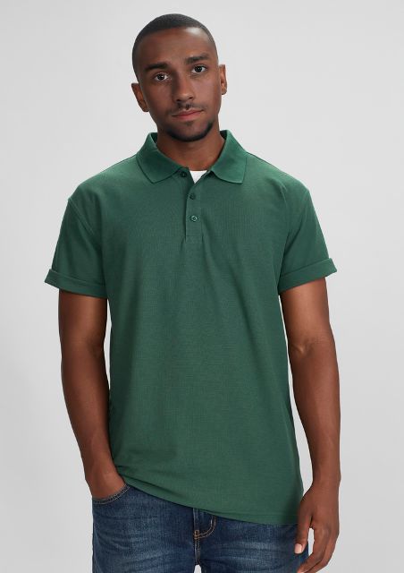 Mens Crew Short Sleeve Polo