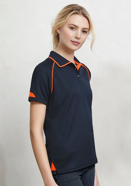 Womens Fusion Short Sleeve Polo
