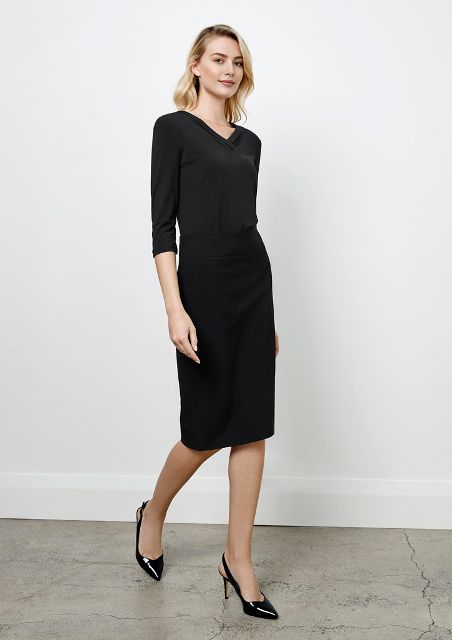 Classic Womens Below Knee Skirt